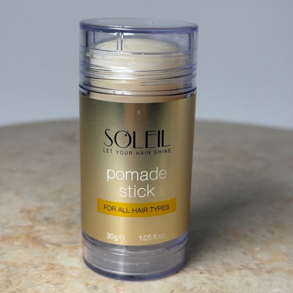 Soleil Pomade Stick 1.05oz Gold Hair Styling Wax Stick for All Hair Types NEW
